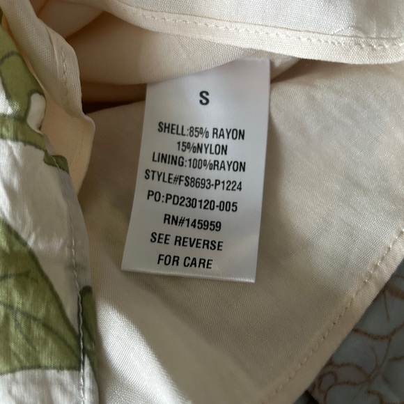 Anthropologie Dress Forum fairy smocked Sunflower skirt skort size small - Picture 5 of 5